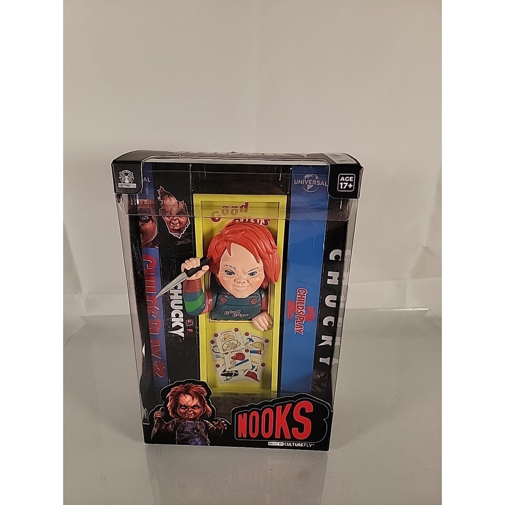 Chucky Child's Play 2 Horror Book Shelf Nooks Collectible CultureFly‎ HTF